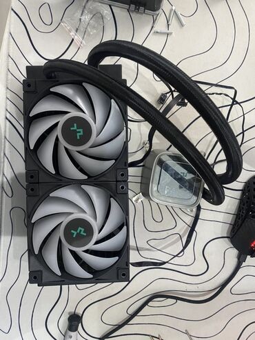 охлаждение для пк: Система охлаждения, DeepCool, Водяное охлаждение, Для процессора, Для ПК