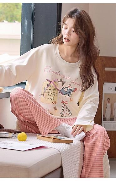 пижамы единорог: Пижама, Хлопок, Китай, В полоску, M, L, XL — 3
