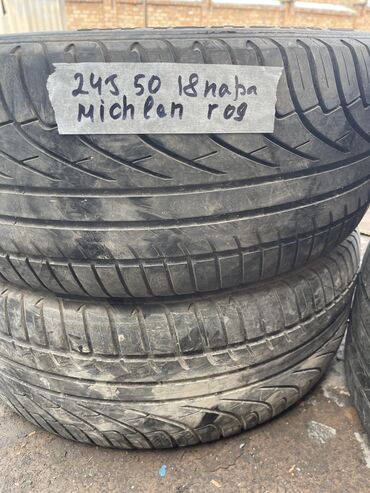 Шины: Шины 245 / 50 / R 18, Лето, Б/у, Пара, Легковые, Michelin