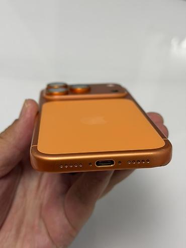 oneplus ace: IPhone 17 Pro, Б/у, 512 ГБ, Оранжевый, Защитное стекло, Чехол, Кабель, 92 % — 5
