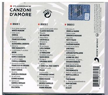 cd disklər: CD-Canzoni D'amore 3 cd-Italia musiqinin toplusu-3 CD dən ibarətdir — 4