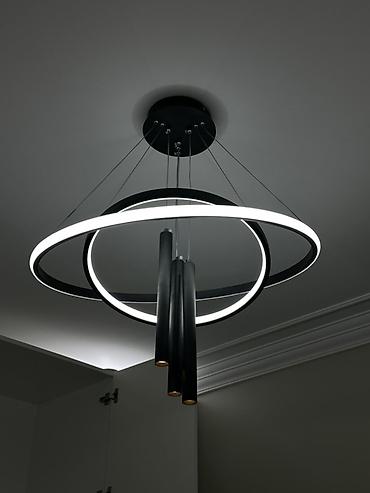 qranit tavalar: Led Çılçıraq, 3 lampa, Metal — 1