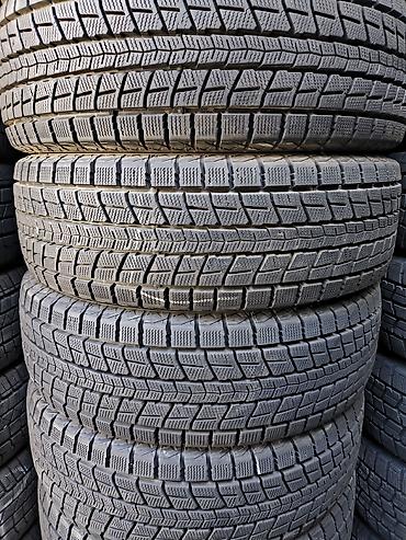 диск 17: Шины 225 / 65 / R 17, Зима, Б/у, Комплект, Внедорожные (АТ/МТ), Япония, Dunlop — 1