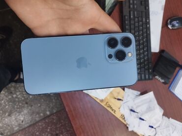 Apple iPhone: IPhone 13 Pro Max, Sierra Blue, Qırıq