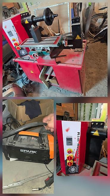 Biznes üçün avadanlıq: Disk təmiri üçün dəzgah (Rim Repair Machine) və SPARK qaynaq aparatı — 1