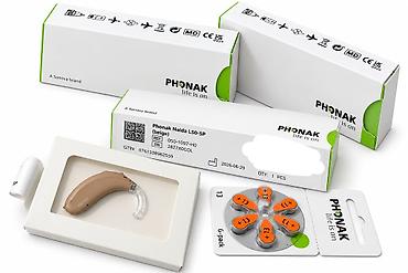 eşitme cihazı: Yeni Phonak Naída L50‑SP qulaqciq cihazı (beji rəng) Phonak Naída — 1
