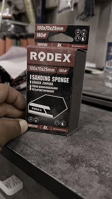 Строительное оборудование: Губка шлифовальная RODEX, четырёхсторонняя - Назначение: ручная — 1