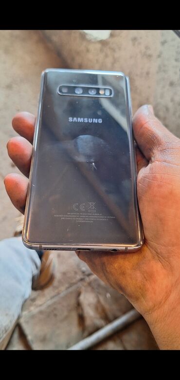 galaxy s4 mini: Samsung Galaxy S10 Plus, rəng - Boz, Barmaq izi