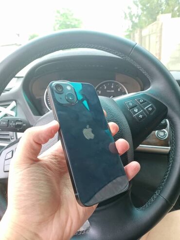 режим 13 с: IPhone 13, 128 ГБ, Midnight, Защитное стекло, Чехол, Коробка, 100 %