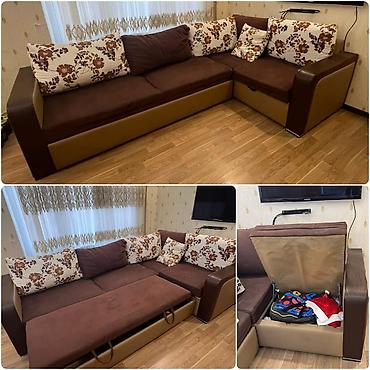 Digər mebel: Künc divan satılır 180 azn.Unvan neapol dairesi.olcusu 2.60 uzun 1.70 — 1