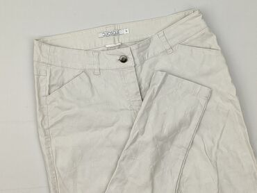 QUIOSQUE, Material trousers for women, size S (EU 36)