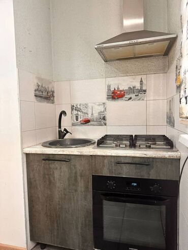1 комнатная квартира бишкек снять долгосрочно: 1 комната, 35 м², 106 серия, 9 этаж, Дизайнерский ремонт