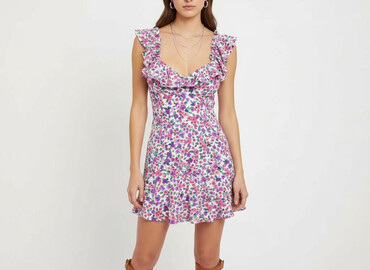 sukienki z puszkiem: Boohoo, Sukienka damska, rozmiar XS