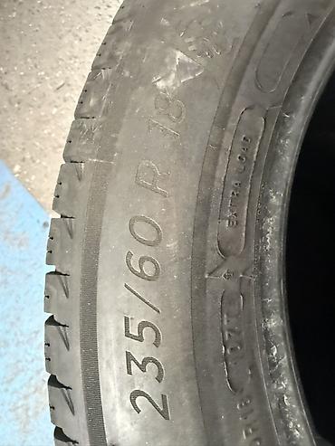 Шины 235 / 60 / R 18, Зима, Б/у, Комплект, Внедорожные (АТ/МТ), Китай, Michelin