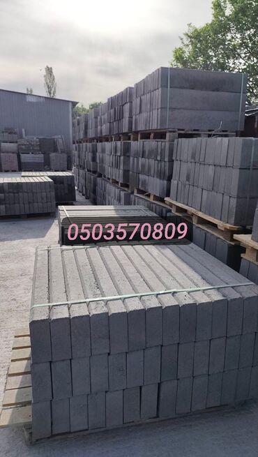 Тротуарные бордюры: Тротуарный бордюр, ЖБИ (Железобетонный), Другие особенности, 1000 — 13