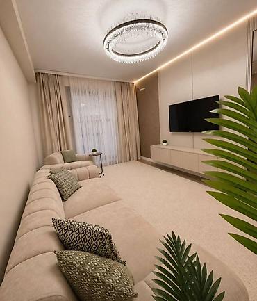 flat osh: 2 комнаты, 63 м², Асанбай мкр Элитка, 14 этаж, Дизайнерский ремонт — 2