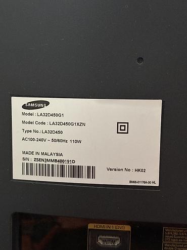 sony ps3: Продаю телевизор Samsung 32 дюйма, модель LA32D450G1. Разъем HDMI; В — 3