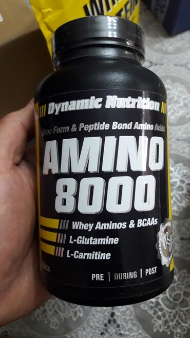 Velosiped ehtiyyat hissələri: Amino 8000. 150 tabletka. Yeni. Ağzı bağlıdır. Tərkibində əlavə olaraq