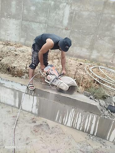 Beton işləri: Beton kəsmə və deşik açma xidməti - Beton, dəmir-beton, asfalt və daş — 14