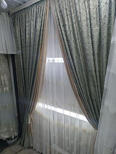 Шторы и занавески: Комплект штор, С тюлем в комплекте, Изготовление на заказ, Новый, Для балкона, Для беседки, Для зала — 14