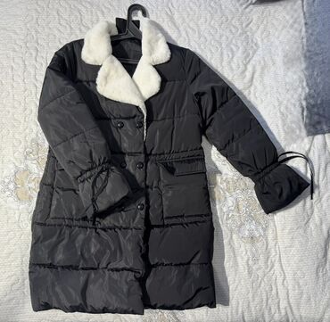 qaqa stili: Пальто, Zara, L, цвет - Черный