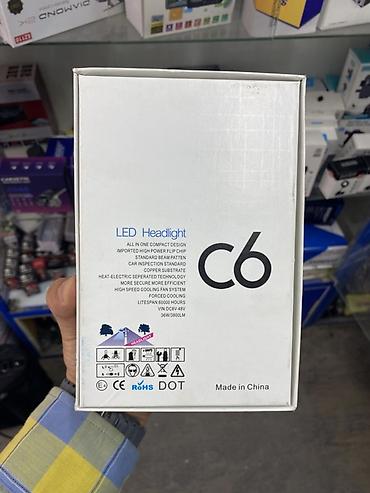 led h4: LED лампы для автомобильных фар C6, цоколь H7 - Тип: LED Headlight — 2