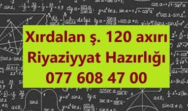 aşpazlıq kursları: Repetitor, Məntiq, Riyaziyyat, Azərbaycan dili, İmtahanlara hazırlıq