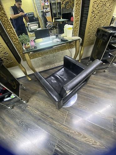 Salon, tibbi mebel dəsti: Gözəllik salonu üçün peşəkar kreslo və servis arabası - Kreslo: salon — 3