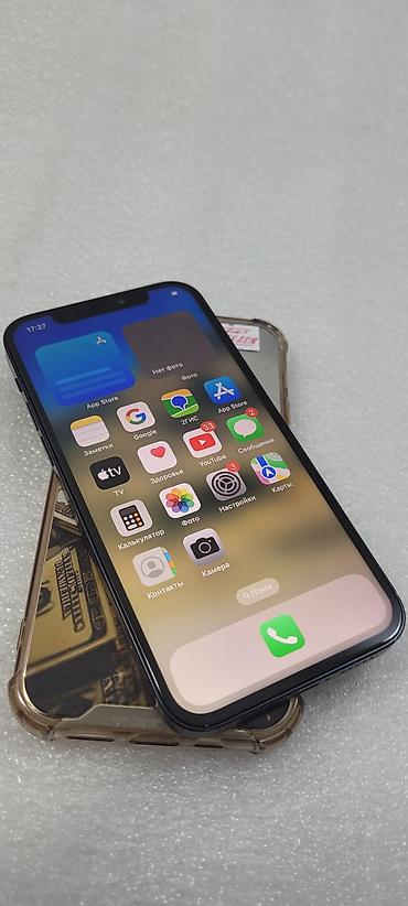 Apple iPhone: IPhone 12, Б/у, 128 ГБ, Черный, Чехол, 76 % — 4