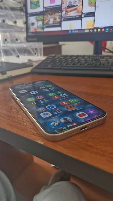 Apple iPhone: IPhone 16 Pro Max, 256 GB, Desert Titanium, Simsiz şarj, Face ID — 9