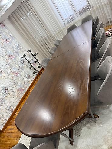 study table: Стол для зала, Б/у, Складная, Овальная — 2