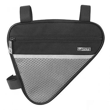 Dodaci za bicikl: TROUGLASTA TORBICA FORCE CLASSIC ECO CRNO-SIVA | Torbica se — 2