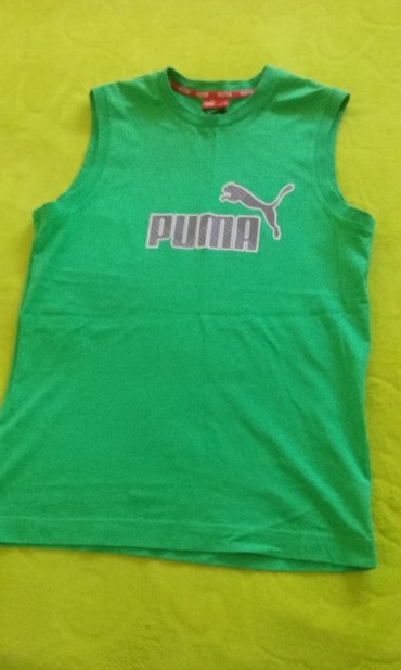 velicine majica s m l: Men's T-shirt Puma, M (EU 38), bоја - Zelena