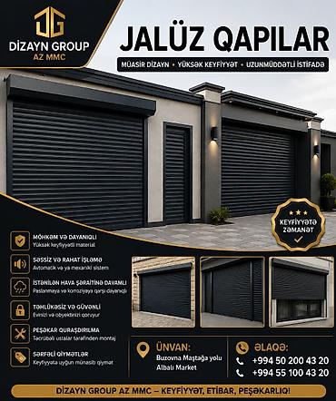 Qaraj darvazaları: Müxtəlif materiallardan hazırlanmış, mühafizə və rahatlıq təmin edən — 1