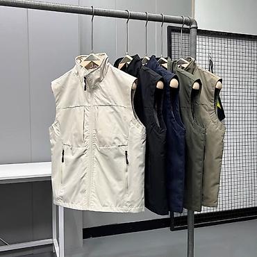 Классические жилеты: Весенне‑летний мужской жилет OUTDOOR - Универсальный стиль: для — 4
