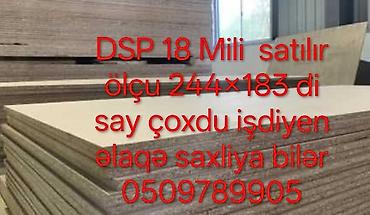 qefes type 1: DSP lövhələr – 18 mm - Ölçü: 244 × 183 sm - Miqdarı çoxdur - Mebel — 1