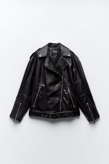 Куртки: Женская куртка Zara, S (EU 36), цвет - Черный