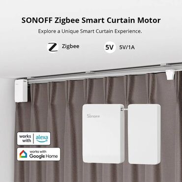 lazer açar: Pərdələri idarə etmək üçün motor "SONOFF ZBCurtain Zigbee" Enerji