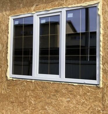 решотка для окна: Пластиковое окно, Комбинированное, цвет - Белый, Новый, Бесплатная доставка