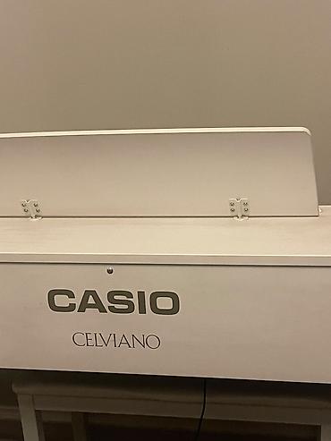 casio sintezator: CASIO CELVIANO rəqəmsal pianino – ağ korpuslu ev və səhnə üçün ideal — 3