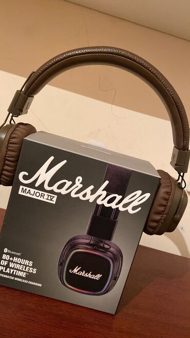 Наушники: Накладные, Marshall, Новый, Беспроводные (Bluetooth), Классические