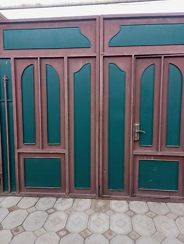 Həyət darvazaları: Metall qapı - Material: qalın polad konstruksiya, möhkəm çərçivə - — 1