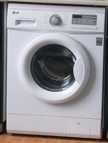 sud cəkən maşınlar: Paltaryuyan maşın LG, 6 kq, İşlənmiş, Qurutma var