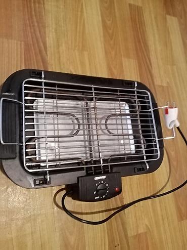 Elektrik manqal/gril - Kompakt masaüstü elektrikli gril - Paslanmayan