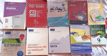Kitablar, jurnallar, CD, DVD: Salam.Test kitabları satılır.Bəziləri təzədir,istifadə