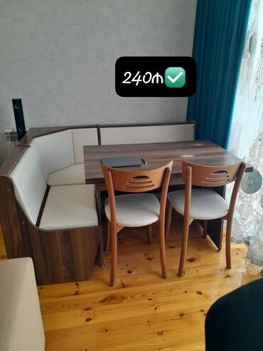 кухонная мебель в баку каталог: Mətbəx masa dəsti satılır divanı ilə birlikdə cəmi 240₼. Yaxşı