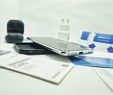 Samsung: Samsung Galaxy A80, Б/у, 256 ГБ, цвет - Белый, 1 SIM, 2 SIM, eSIM — 12