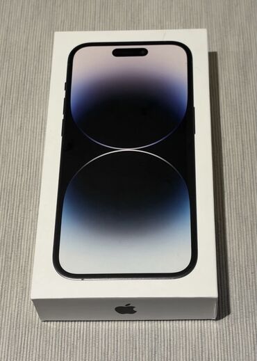 часы appl: IPhone 14 Pro, Б/у, 128 ГБ, Deep Purple, Коробка