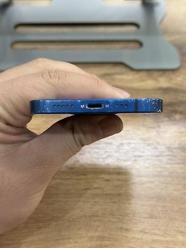 iphone battery: IPhone 12, Б/у, 128 ГБ, Синий, 72 % — 6
