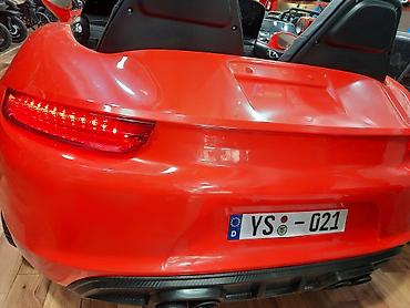 Uşaq üçün elektrik maşınları: Uşaq avtomobili Porsche Möhtəşəm rəngi ilə ilk görüşdə özünə aşiq edən — 2